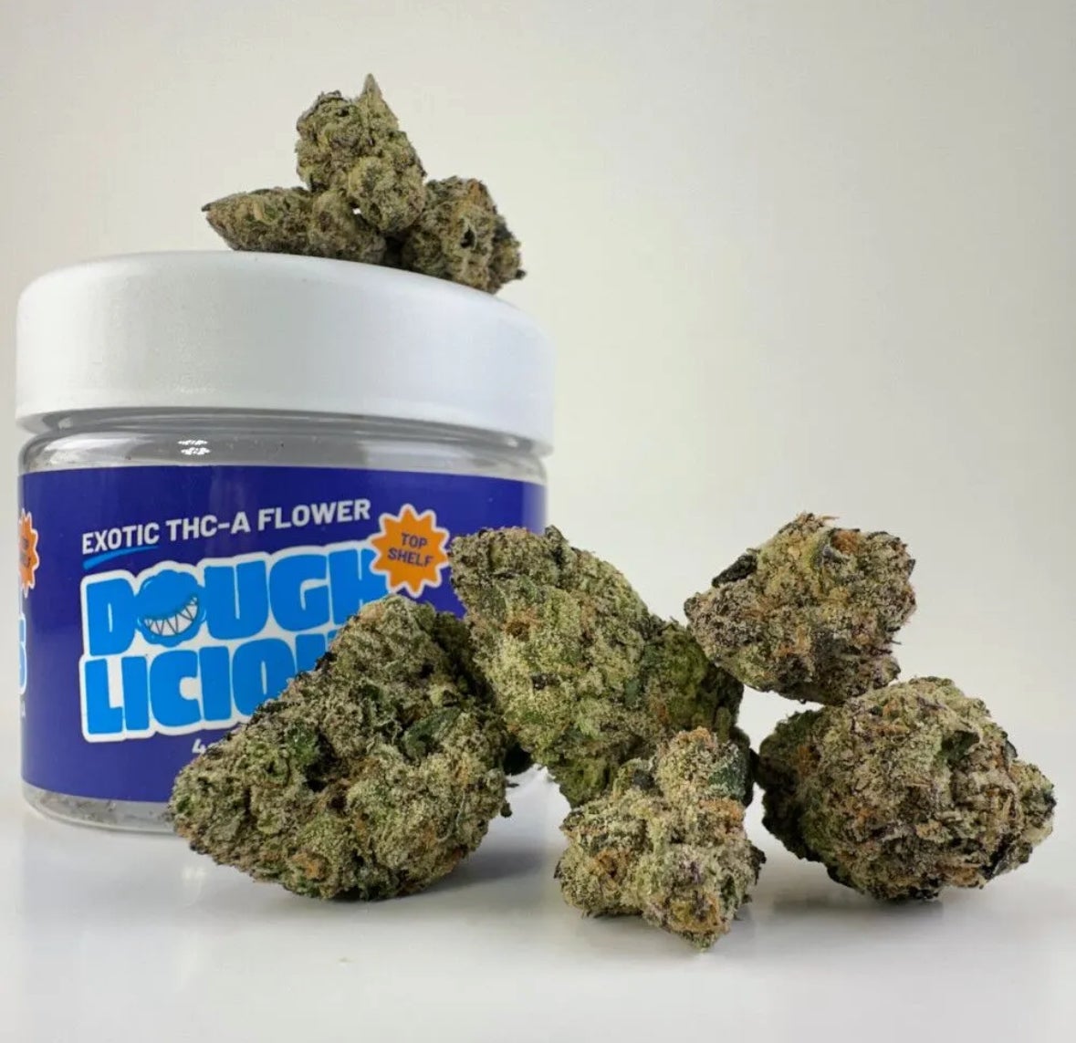 Doughlicious Exotic Flower | 4G Jars | Multiple Strains